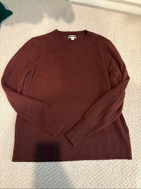 J. Crew  Women's Crewneck Sweater in Burgundy